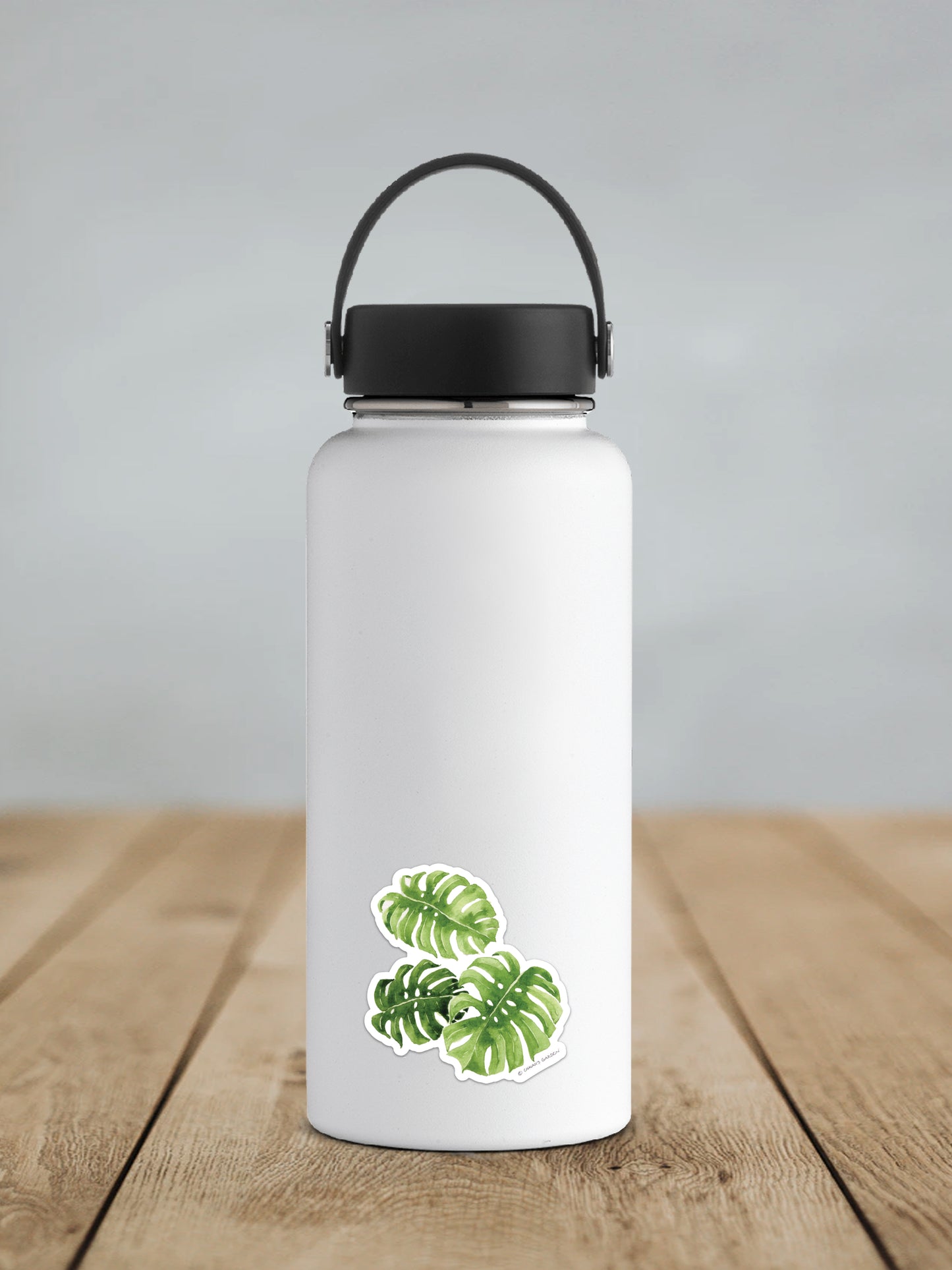 Sticker, Monstera, Tropical Coastal Garden Theme