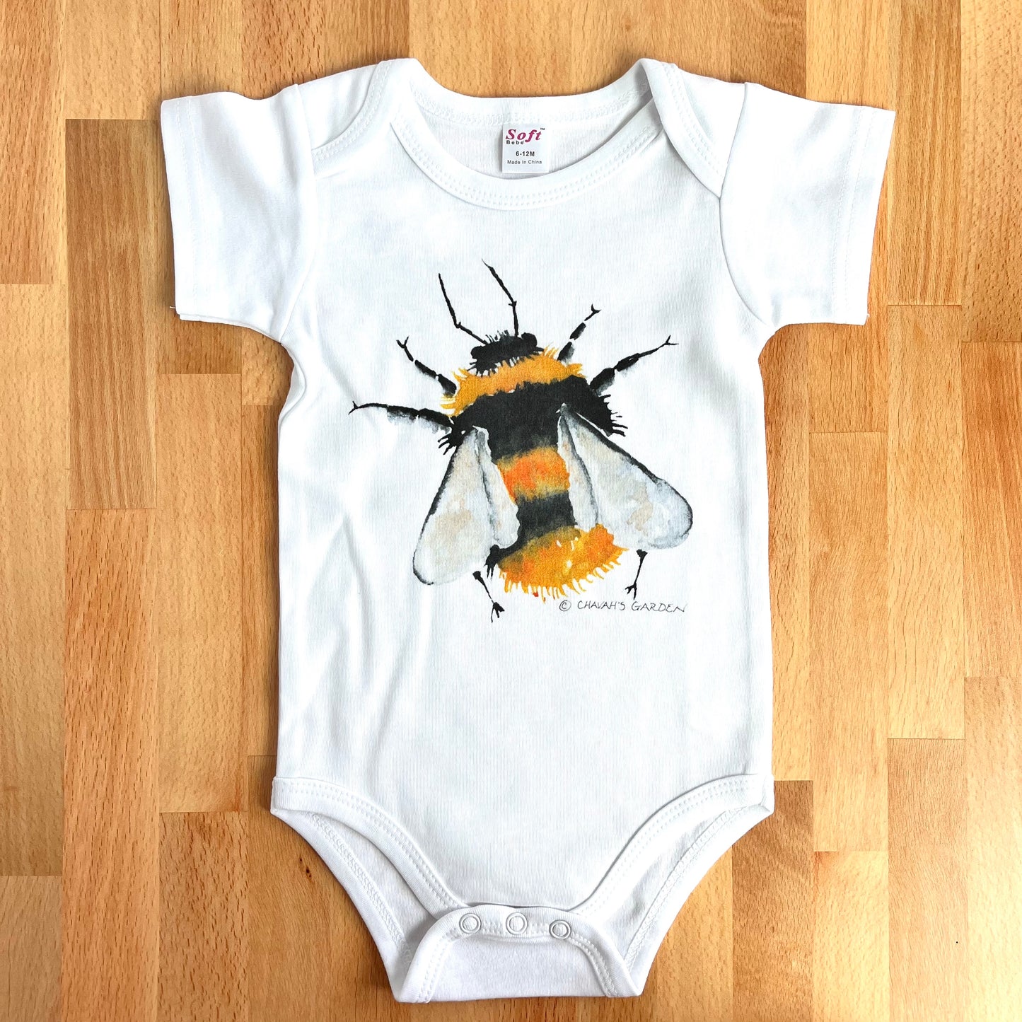 Bumblebee Cotton Onesie
