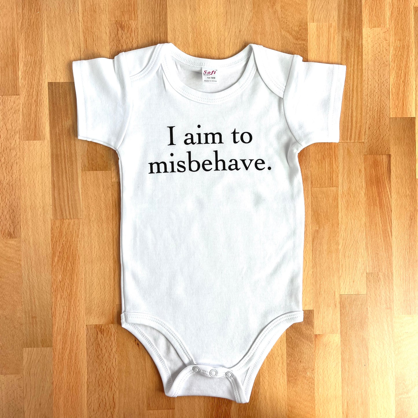 I aim to misbehave Cotton Onesie, Serenity, Sci-fi Theme