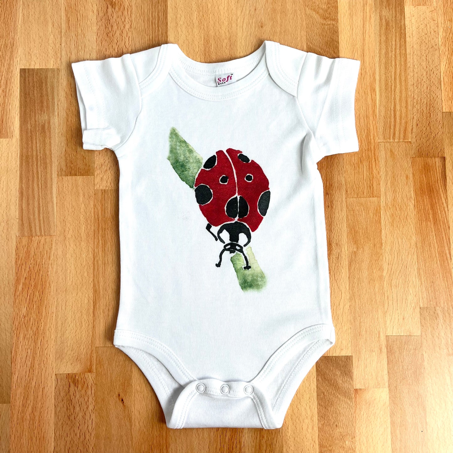 Cotton Onesies, Ladybug, Garden Theme