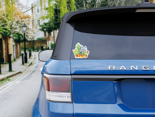 Succulents & Cactus Bumper Sticker