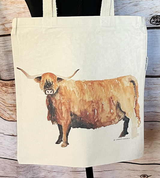 Highland Cow Tote Bag
