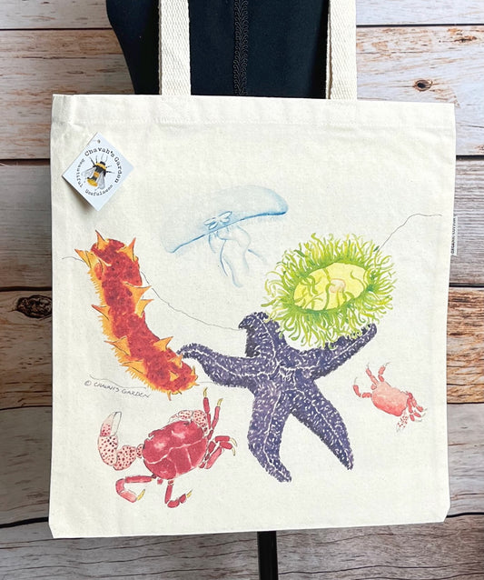 Sea Critters Tote Bag