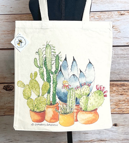 Succulents & Cactus Tote Bag