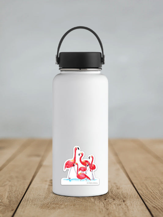 Flamingos Sticker