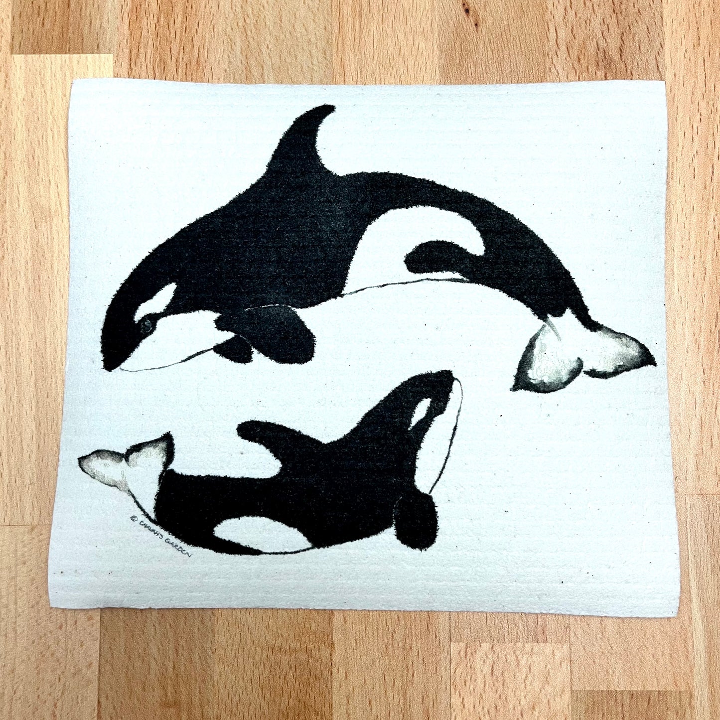Orca Swedish Dishcloth, Coastal, Ocean, Sea