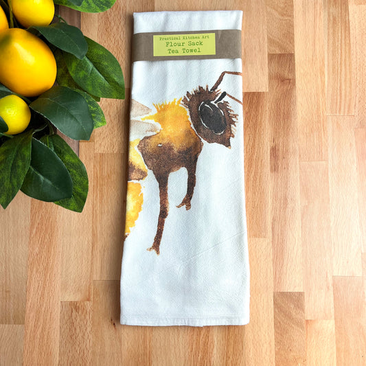 Sundew Farms Fox Flour Sack Tea Towel